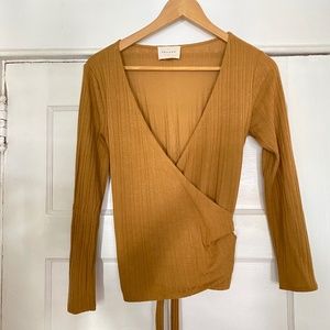 Sezane Wrap Blouse